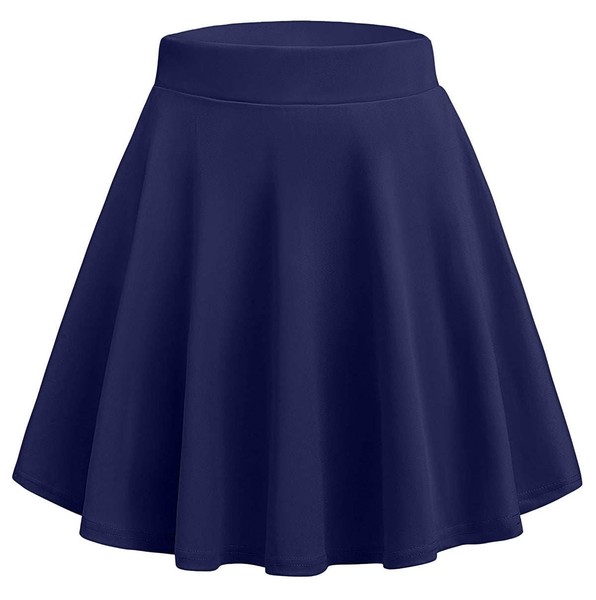 Zeagoo Women's Skirt Basic Mini Skater Skirt 2026 Summer Skirts Stretchable High Waist A-Line Party Club Skirts