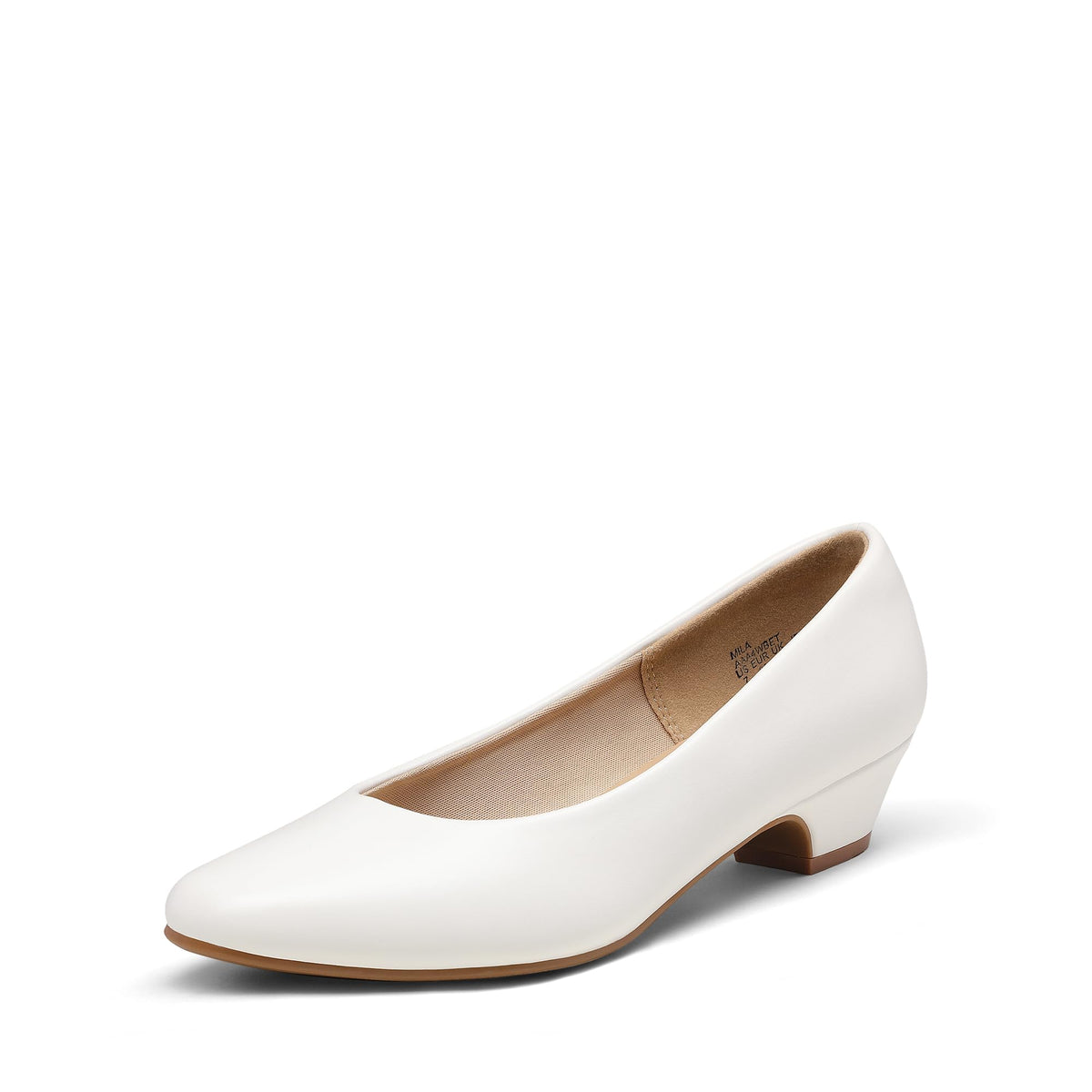 DREAM PAIRS Women's Low Chunky Heel Pump Dress Shoes