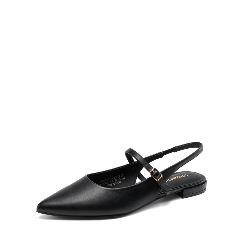 DREAM PAIRS Women's Slingback Dressy Mary Jane Ballet Flats
