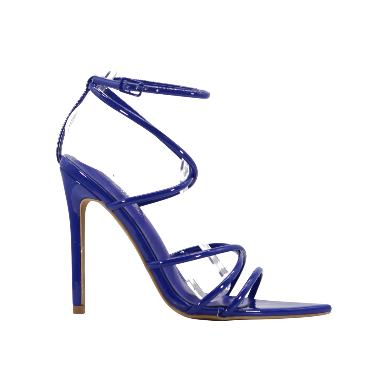 Cape Robbin Women's Strappy Pointy Open Toe Ankle Strap Stiletto Sandal-Ada