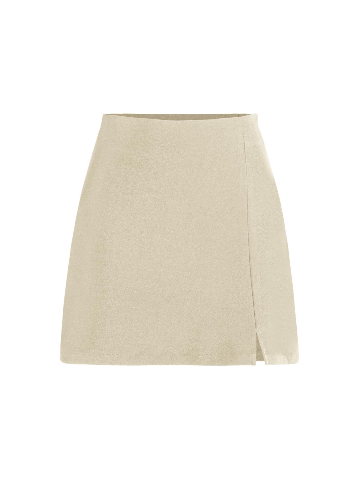 CIDER Mini Skirt High Waist Split Party Basic A Line Skirt