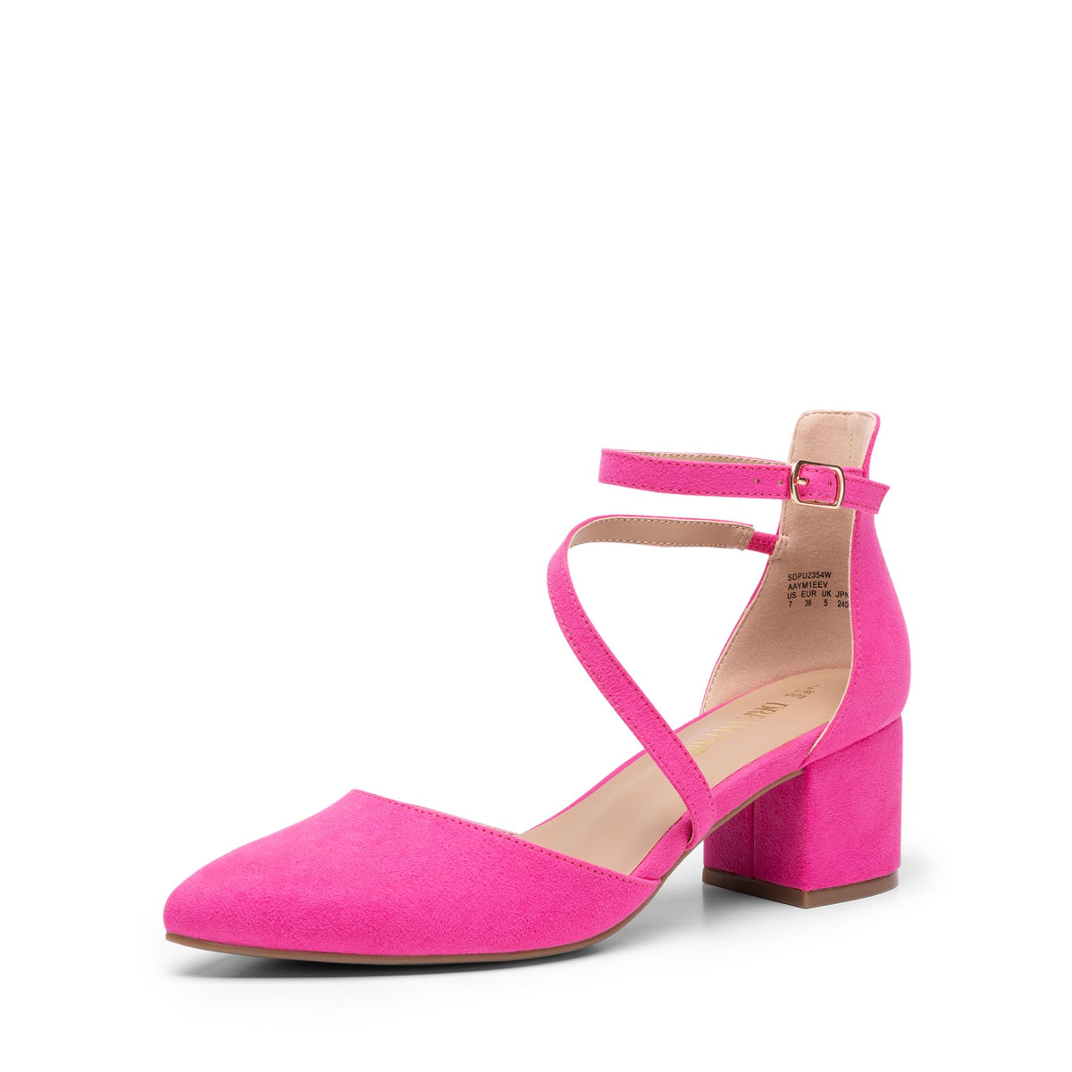 DREAM PAIRS Women's Dress Shoes Block Heels Pumps