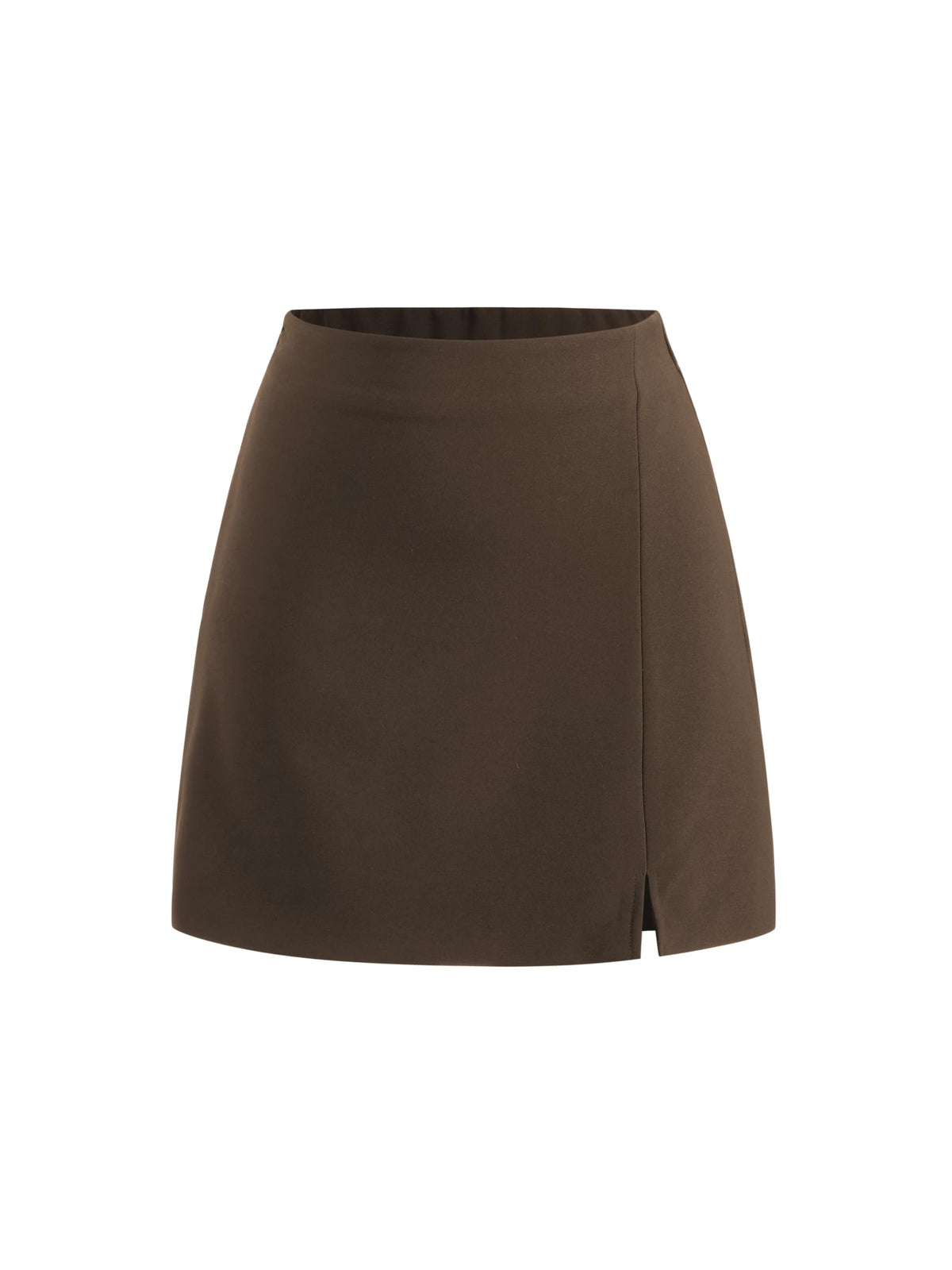 CIDER Mini Skirt High Waist Split Party Basic A Line Skirt