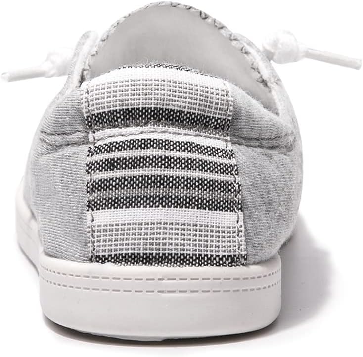 Women's Slip-On Canvas Sneakers, Low Top Walking Shoes