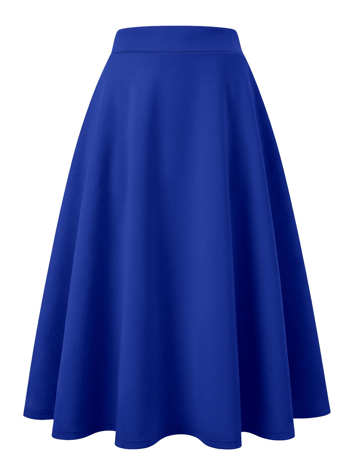 ANRABESS Women's A-Line Elastic High Waist Midi Skirts