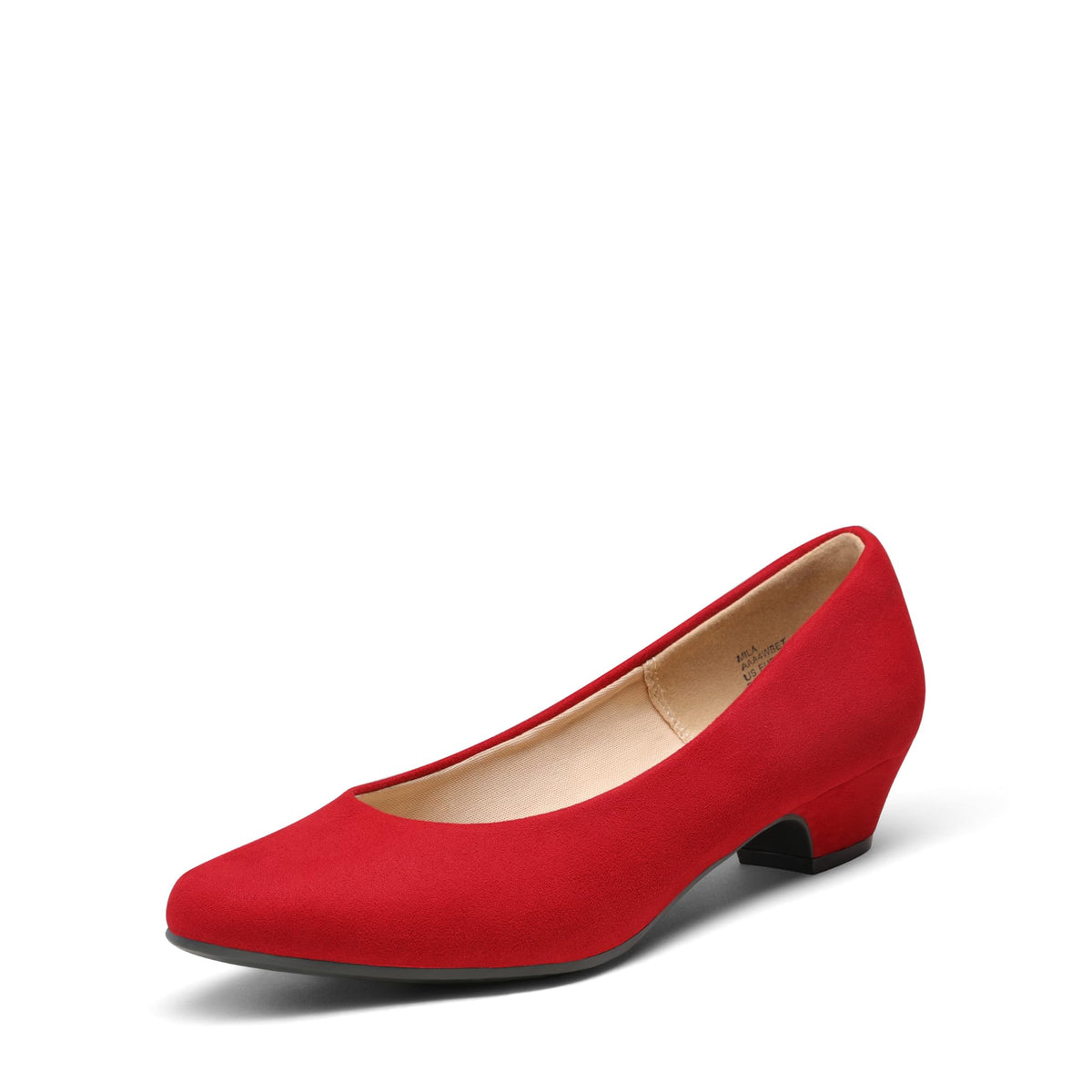 DREAM PAIRS Women's Low Chunky Heel Pump Dress Shoes