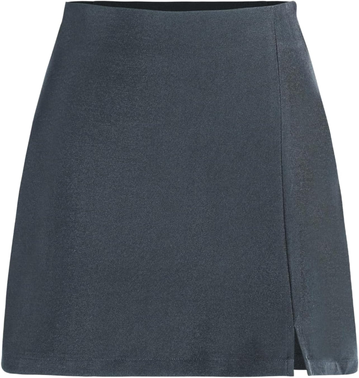 CIDER Mini Skirt High Waist Split Party Basic A Line Skirt
