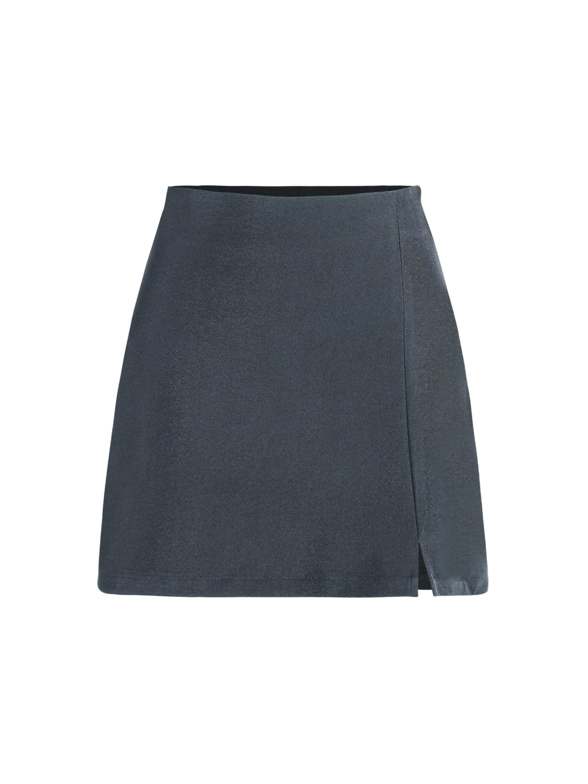 CIDER Mini Skirt High Waist Split Party Basic A Line Skirt