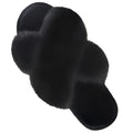 Parlovable Women's Cross Band Slippers Fuzzy Open-Toe Memory Foam