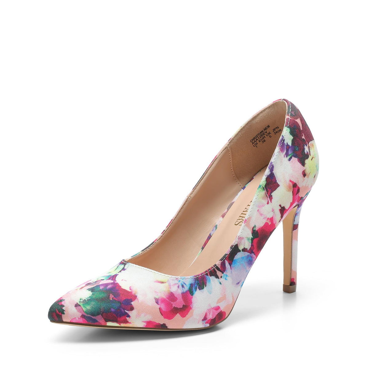 DREAM PAIRS Women's Closed Pointed Toe High Heels