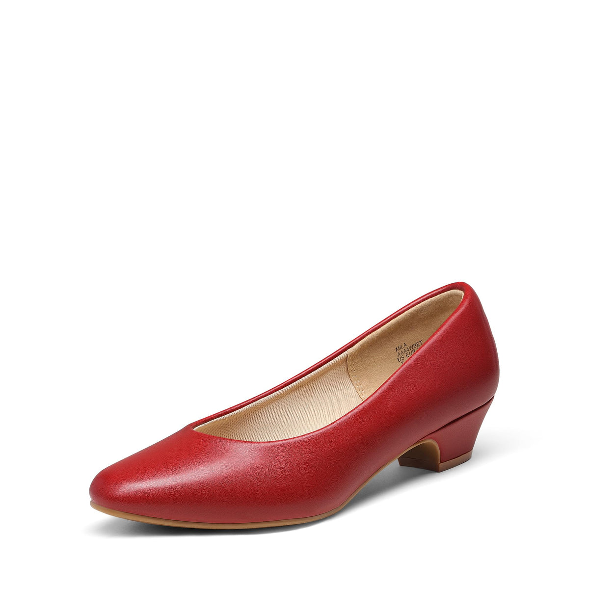 DREAM PAIRS Women's Low Chunky Heel Pump Dress Shoes