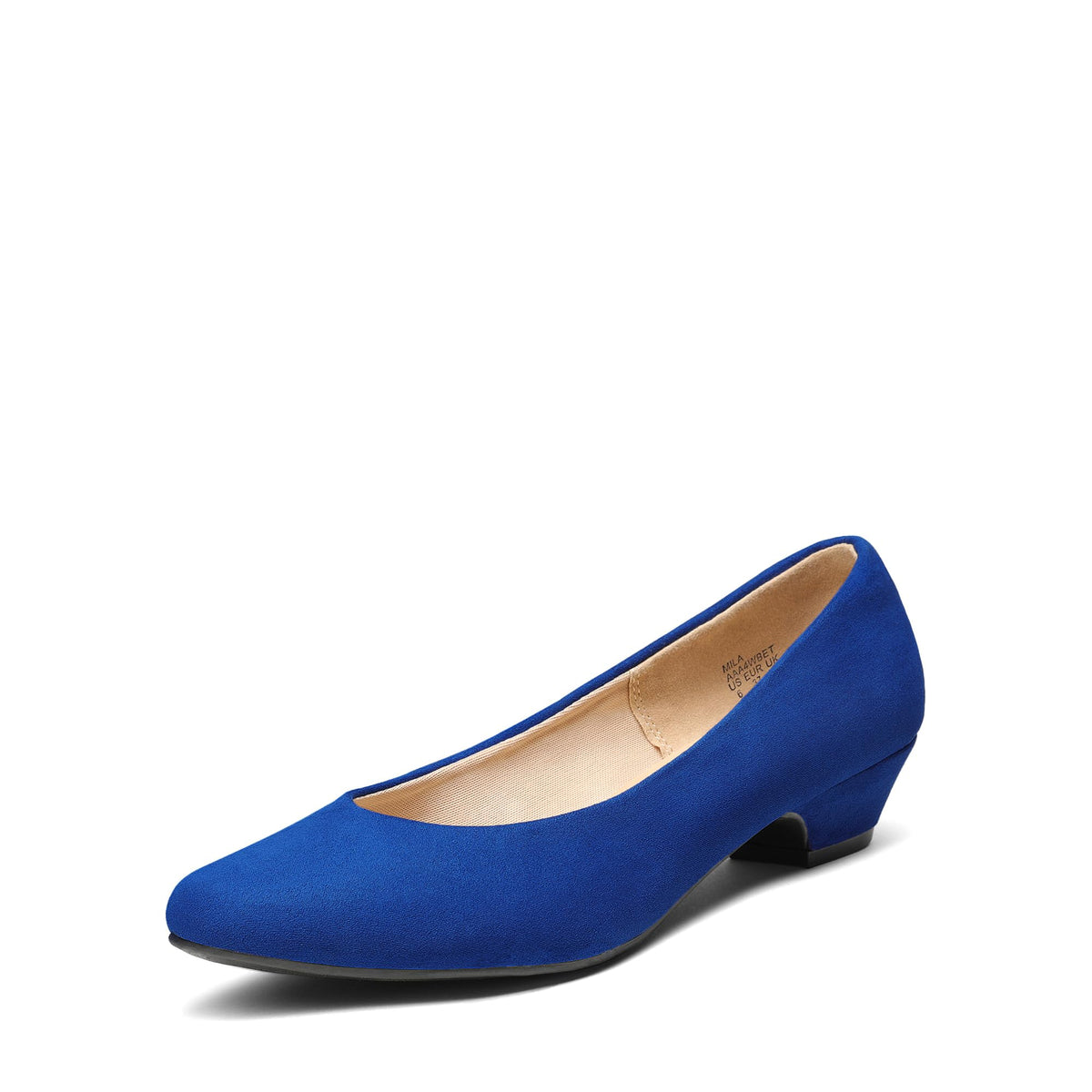 DREAM PAIRS Women's Low Chunky Heel Pump Dress Shoes