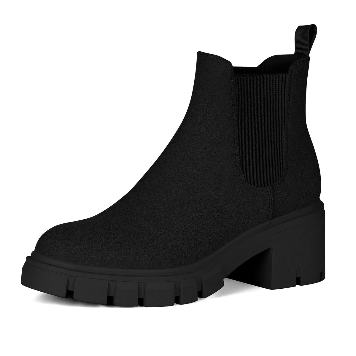 Athlefit Women's Slip on Chelsea Ankle Boots