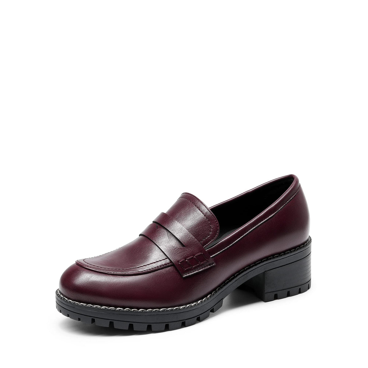 DREAM PAIRS Women's Penny Chunky Loafers Work Shoes