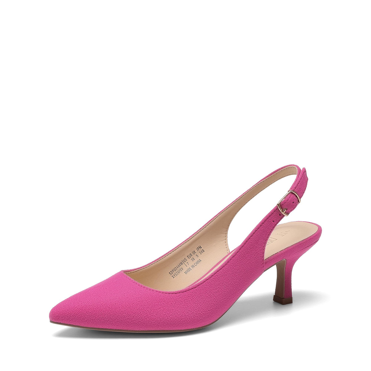 DREAM PAIRS Women's Kitten Slingback Heels Pumps