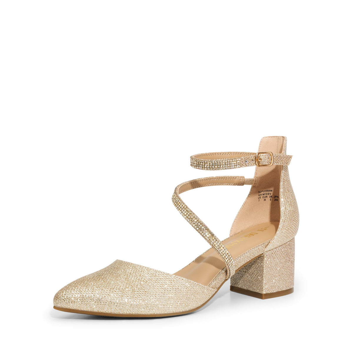 DREAM PAIRS Women's Dress Shoes Block Heels Pumps