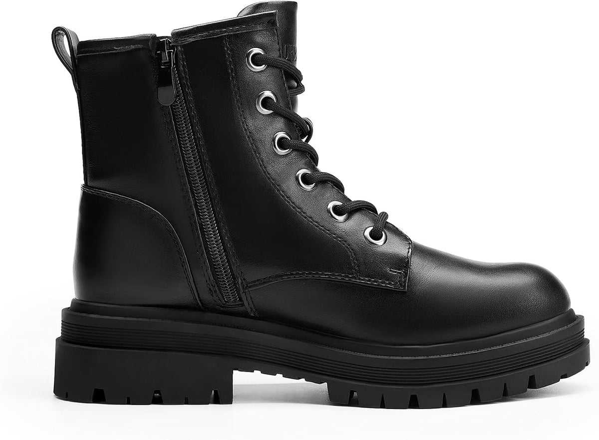 DREAM PAIRS Women's Combat Boots Lace-up Ankle Boots