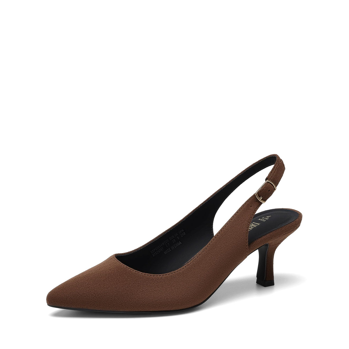 DREAM PAIRS Women's Kitten Slingback Heels Pumps