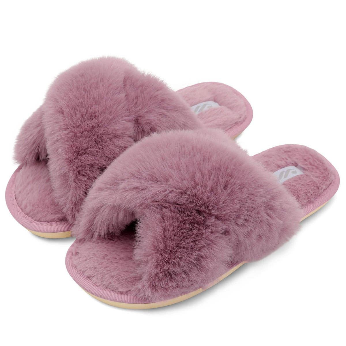 JIASUQI Womens Slippers Fuzzy Fluffy House Slippers for Women House Shoes