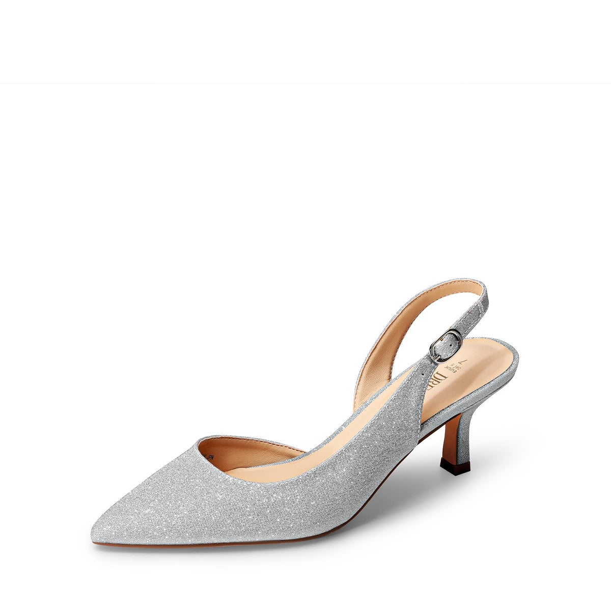 DREAM PAIRS Women's Kitten Slingback Heels Pumps