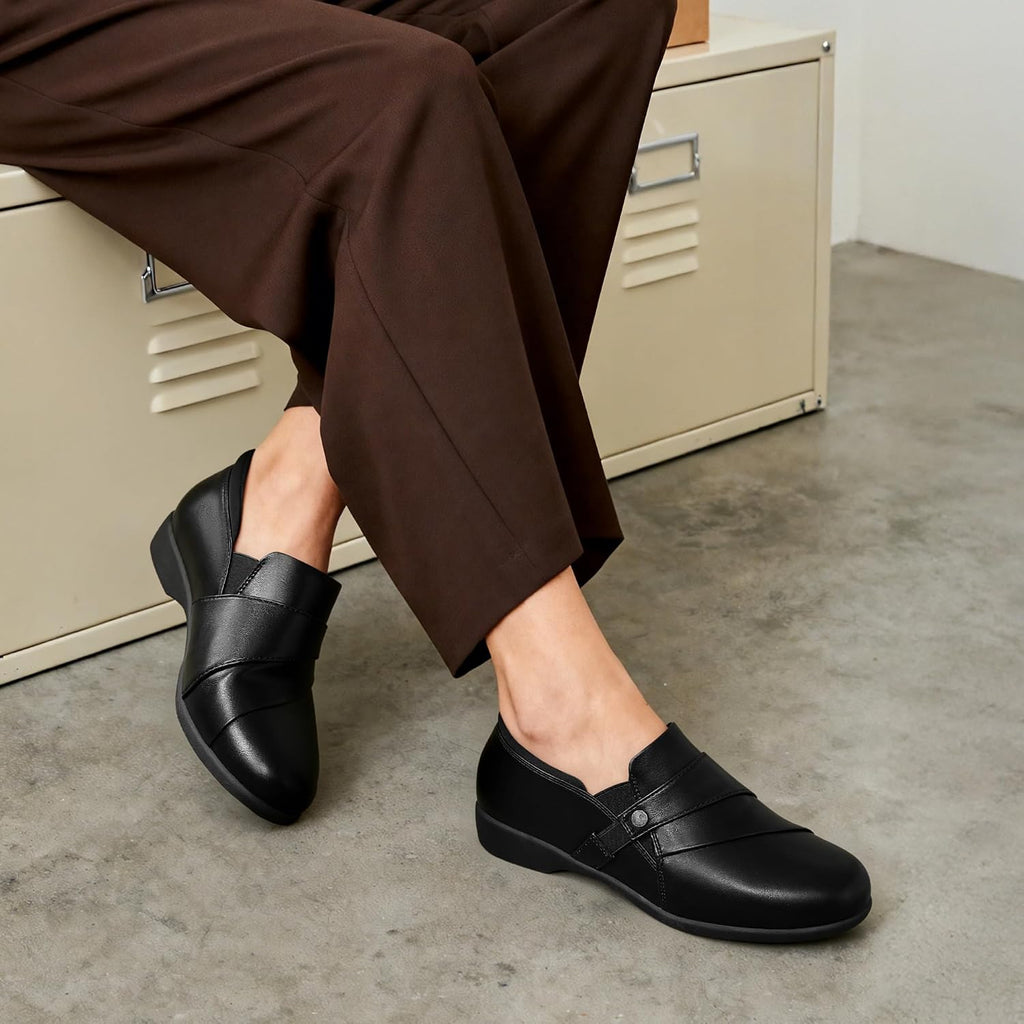 DREAM PAIRS Women Comfort Business Casual Dressy Loafers
