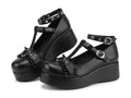 CELNEPHO Mary Jane Shoes Women Platform Pumps Ankle Strap Goth Dress Shoes