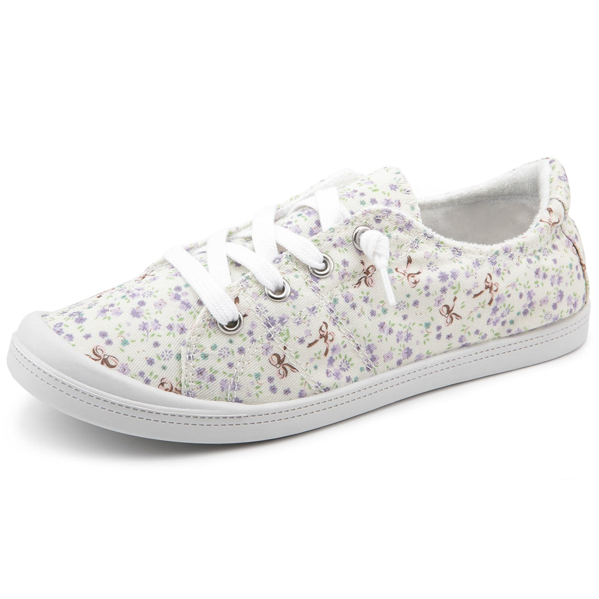 Women's Slip-On Canvas Sneakers, Low Top Walking Shoes