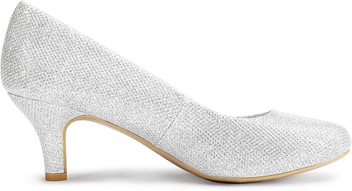DREAM PAIRS Women's Comfortable Kitten Heels Pumps