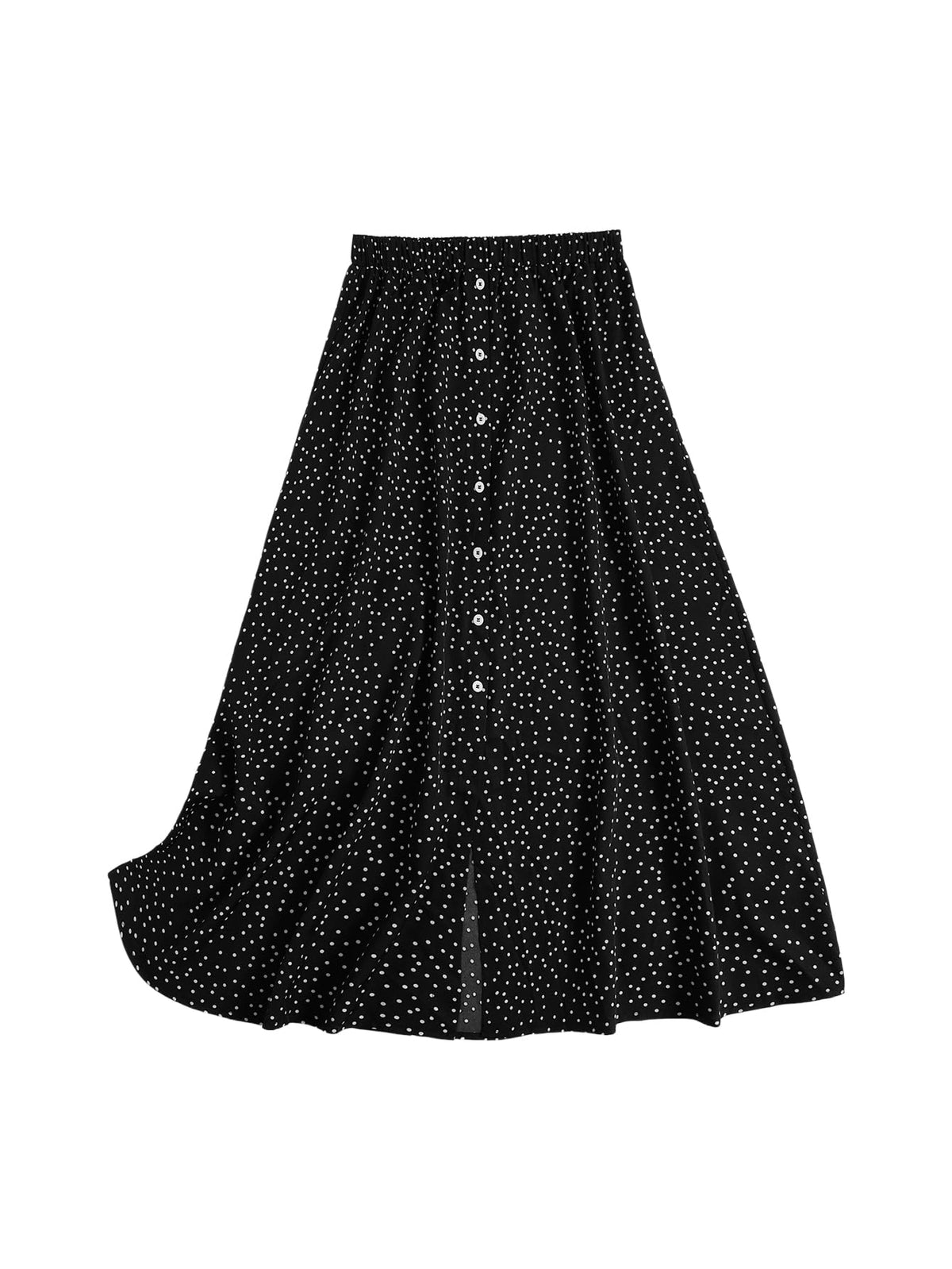 GORGLITTER Women's Plus Size Skirts for Curvy Floral Midi Maxi Skirts