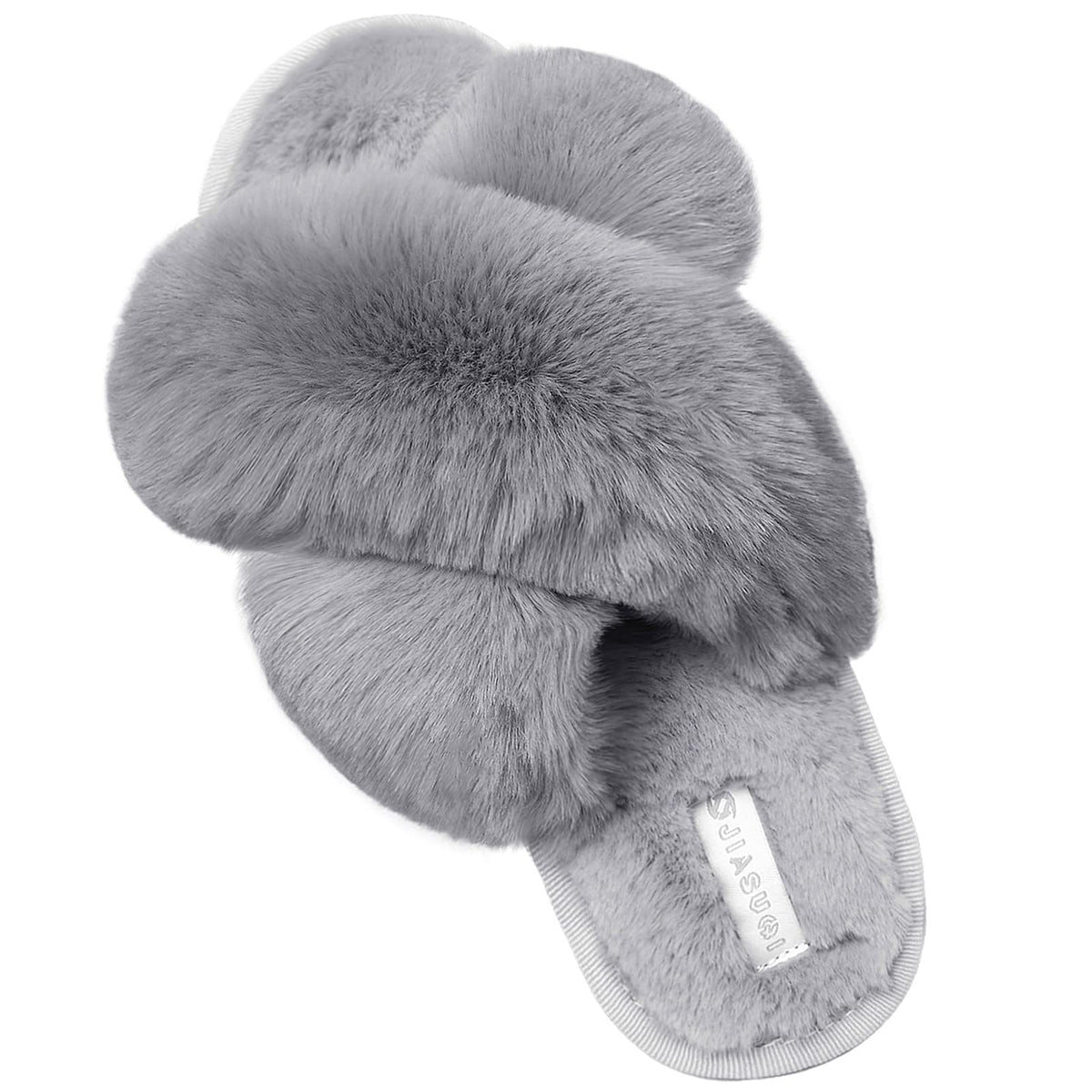 JIASUQI Womens Slippers Fuzzy Fluffy House Slippers for Women House Shoes