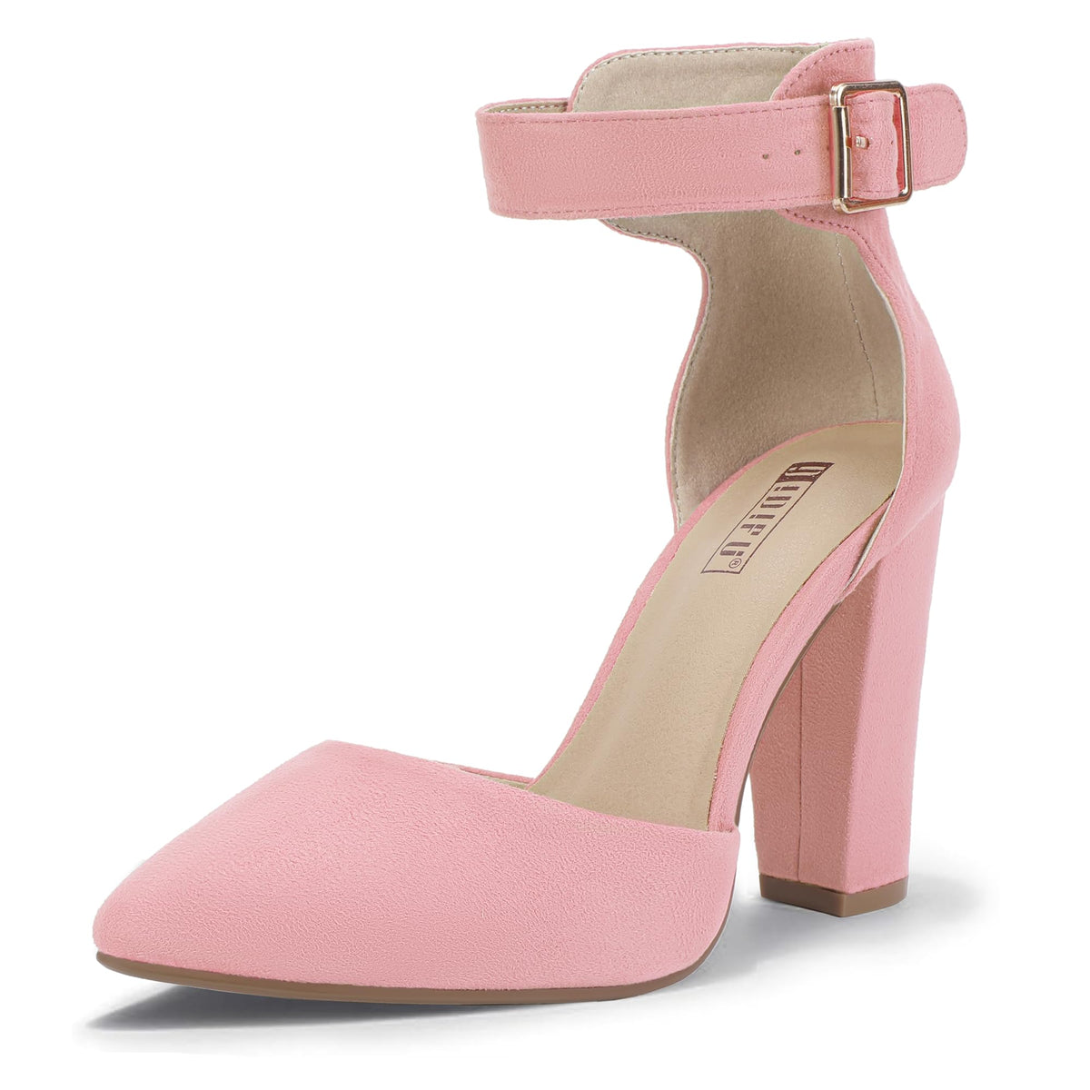IDIFU Women's Closed Toe High Heels Pumps Pointed Toe Dress Shoes