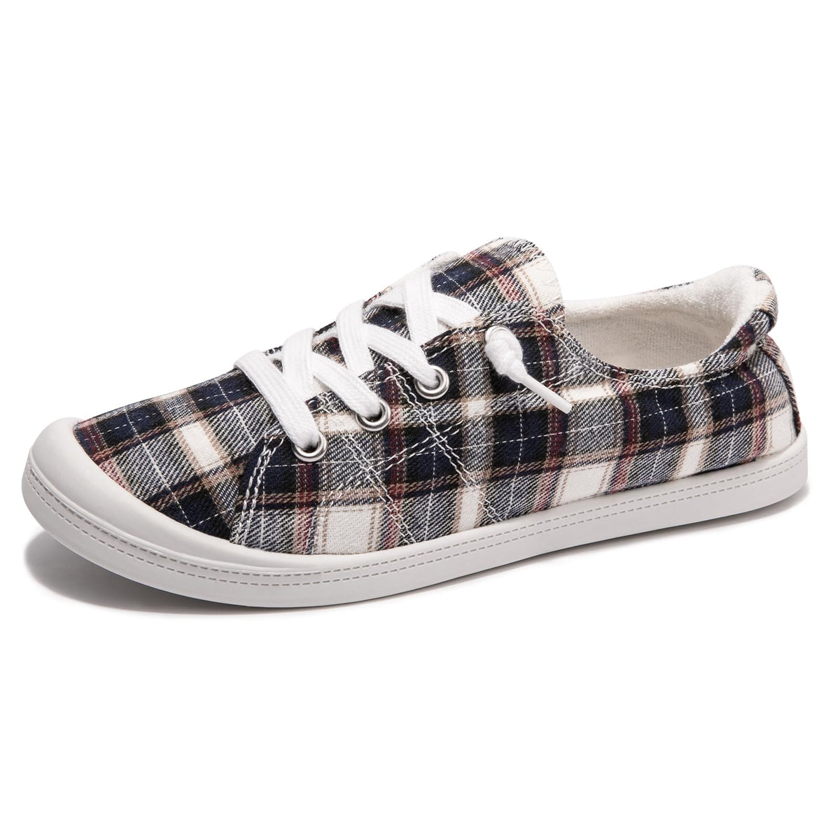 Women's Slip-On Canvas Sneakers, Low Top Walking Shoes
