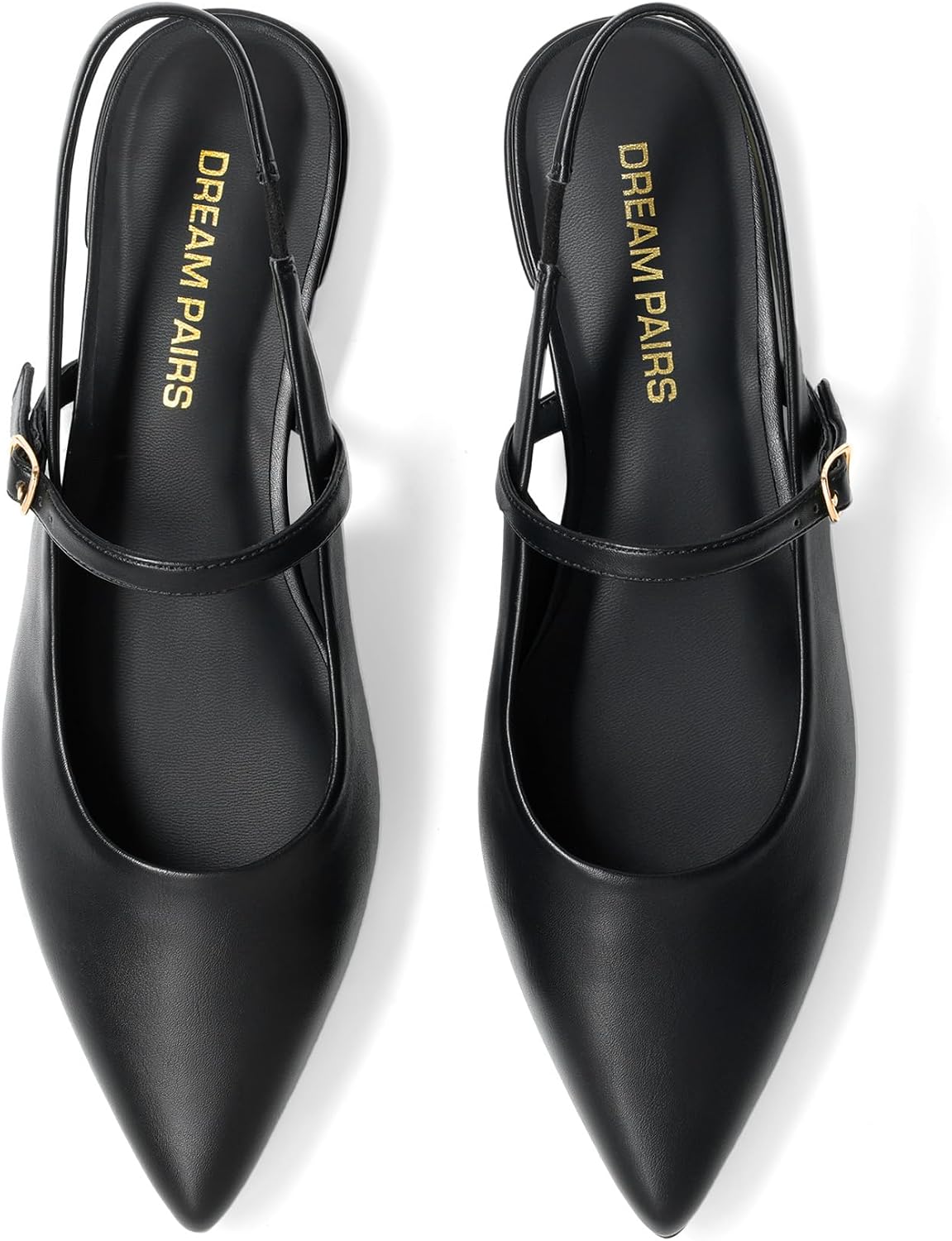 DREAM PAIRS Women's Slingback Dressy Mary Jane Ballet Flats