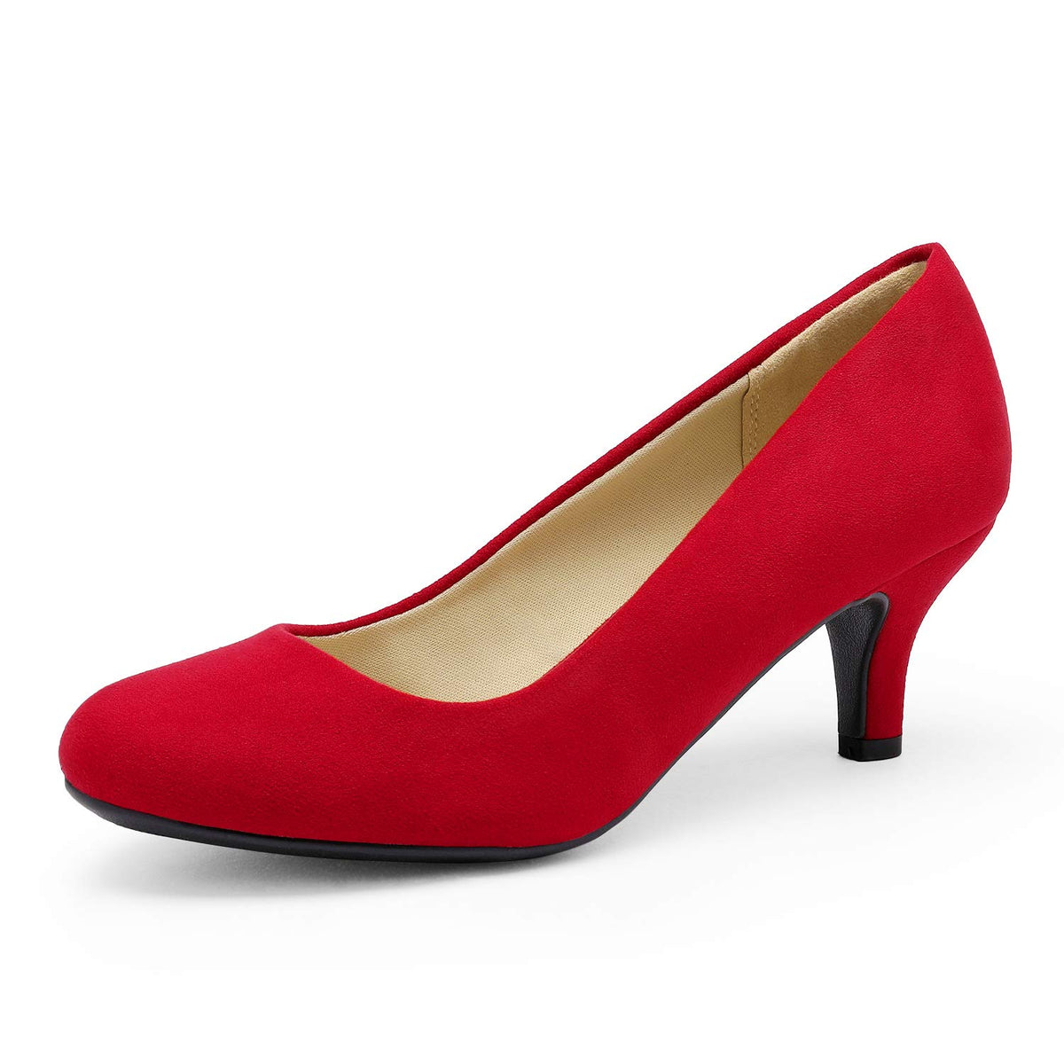 DREAM PAIRS Women's Comfortable Kitten Heels Pumps