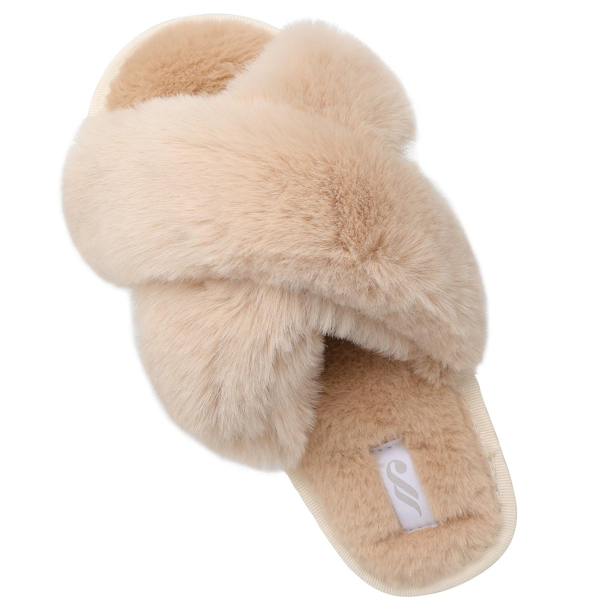 JIASUQI Womens Slippers Fuzzy Fluffy House Slippers for Women House Shoes