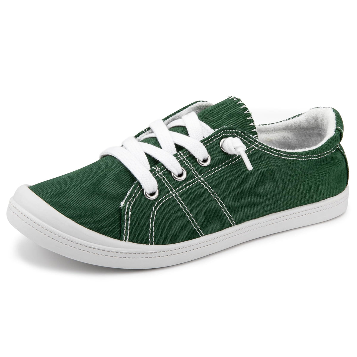 Women's Slip-On Canvas Sneakers, Low Top Walking Shoes