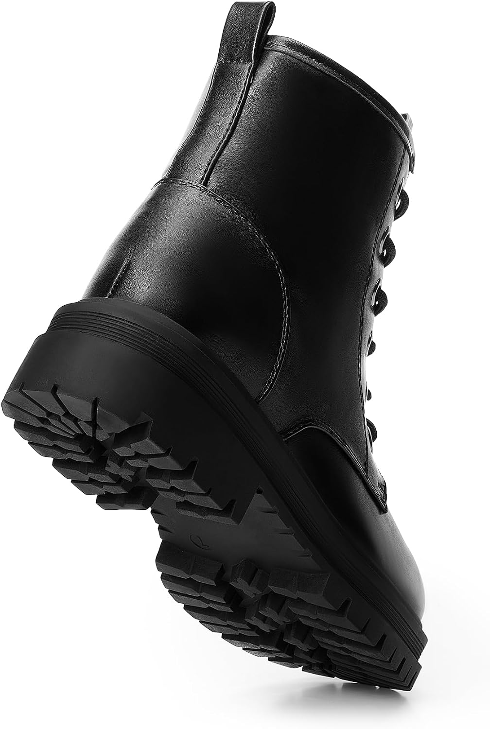 DREAM PAIRS Women's Combat Boots Lace-up Ankle Boots