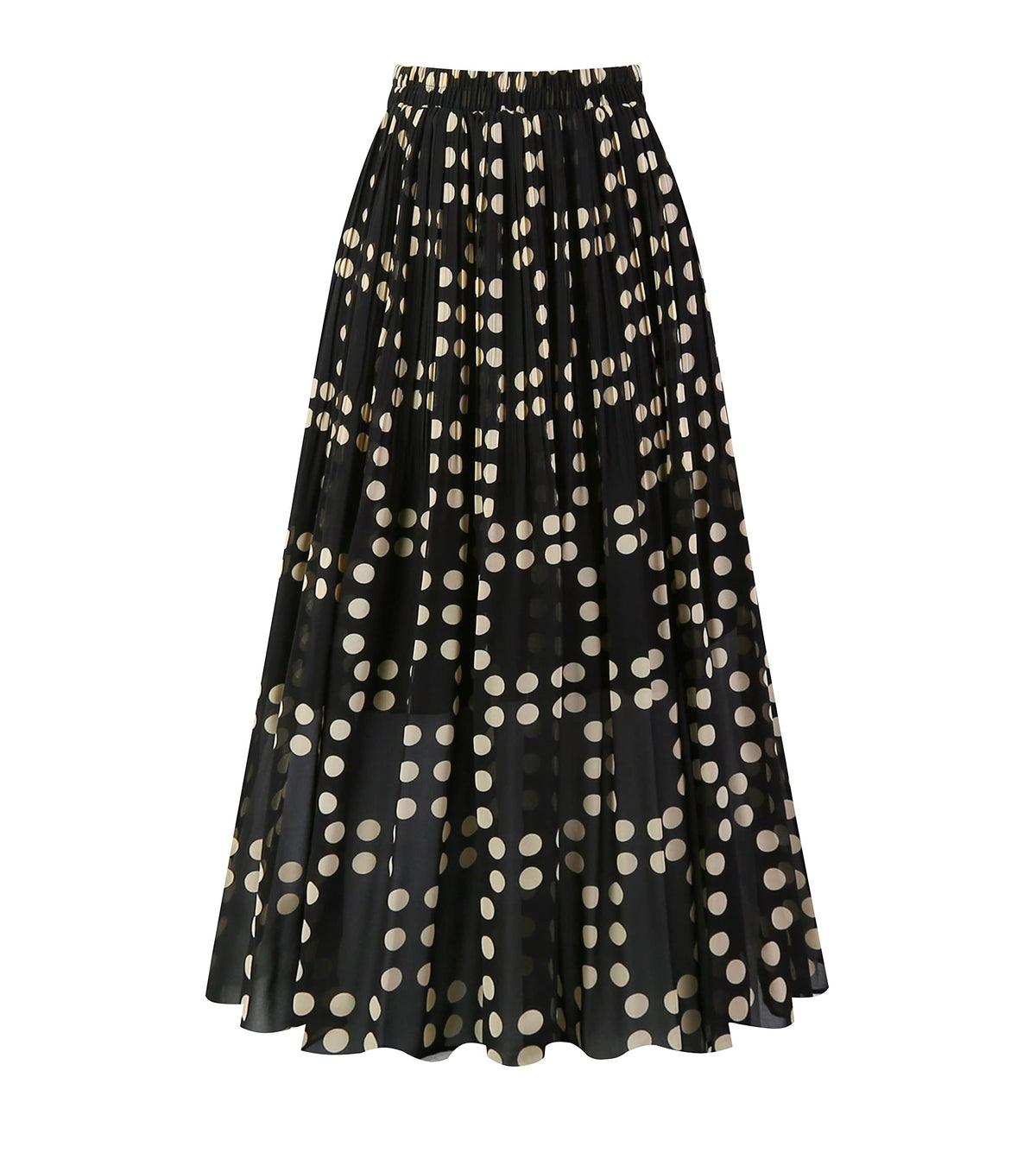 Kingfancy Women's Pleated Skirt A-Line Midi Skirts