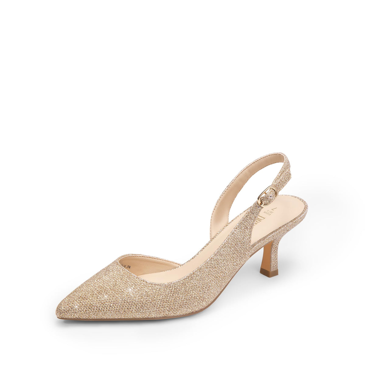DREAM PAIRS Women's Kitten Slingback Heels Pumps
