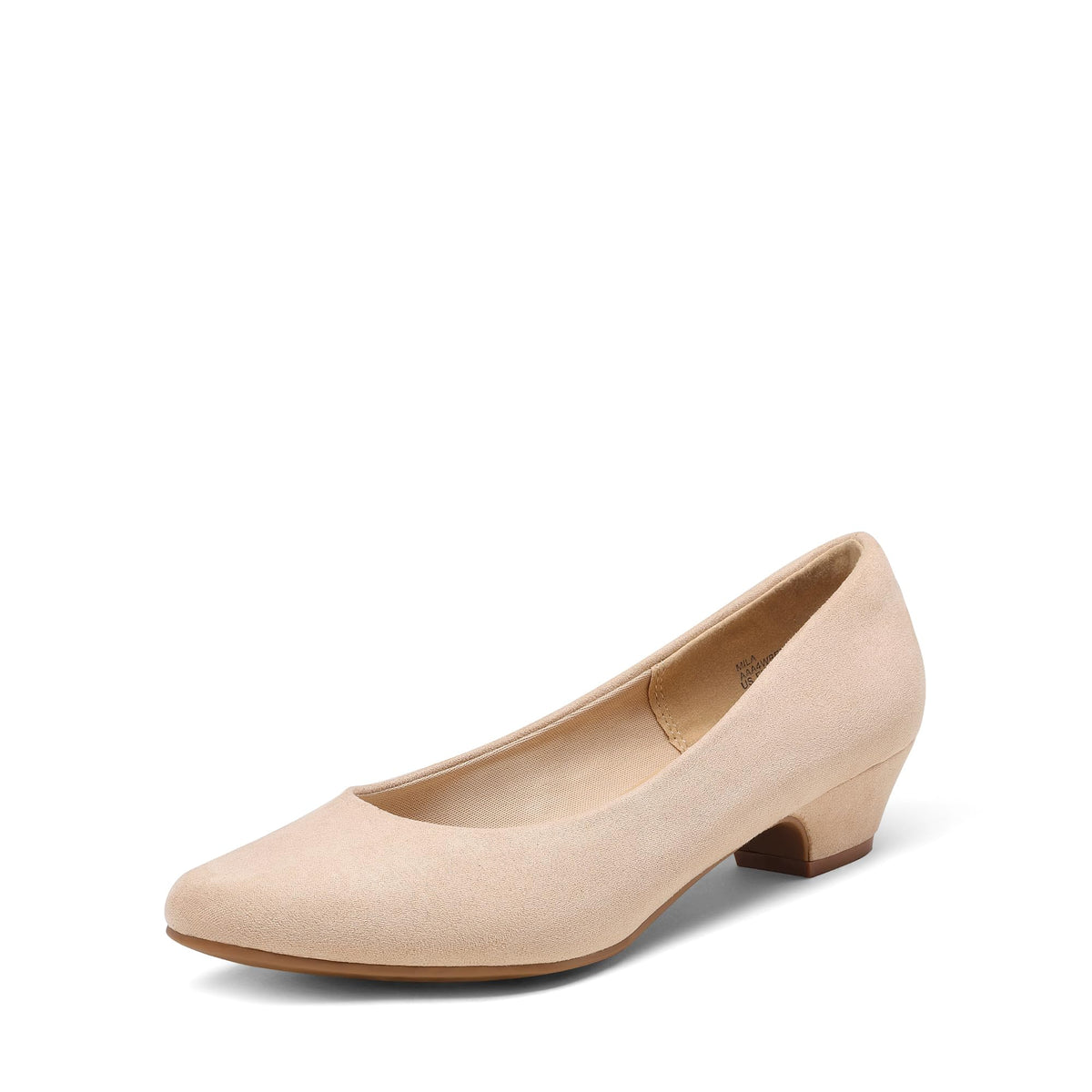 DREAM PAIRS Women's Low Chunky Heel Pump Dress Shoes