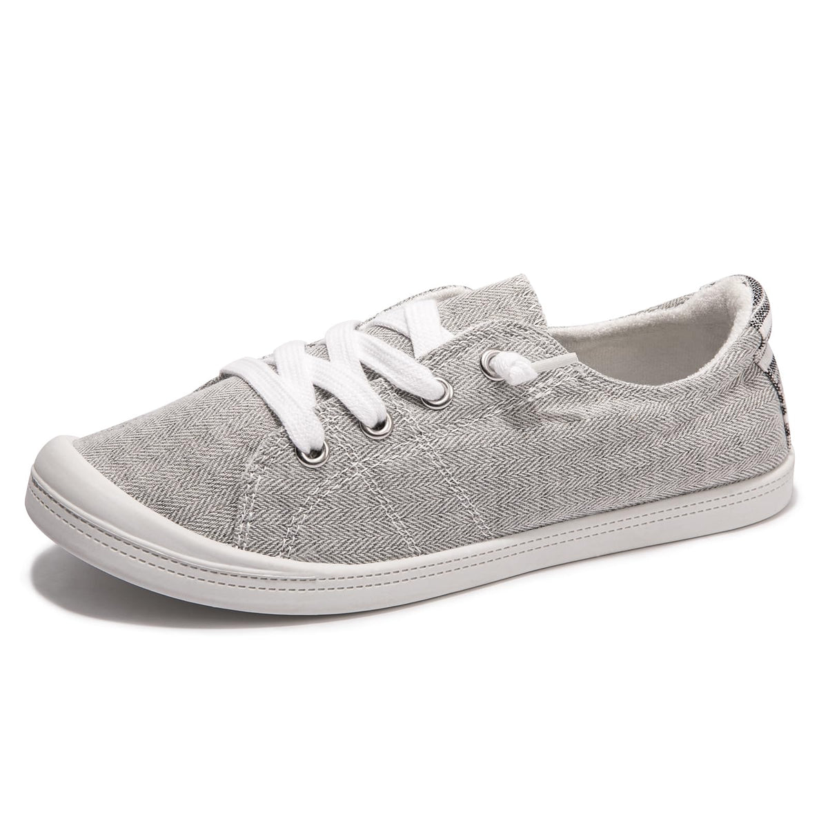 Women's Slip-On Canvas Sneakers, Low Top Walking Shoes