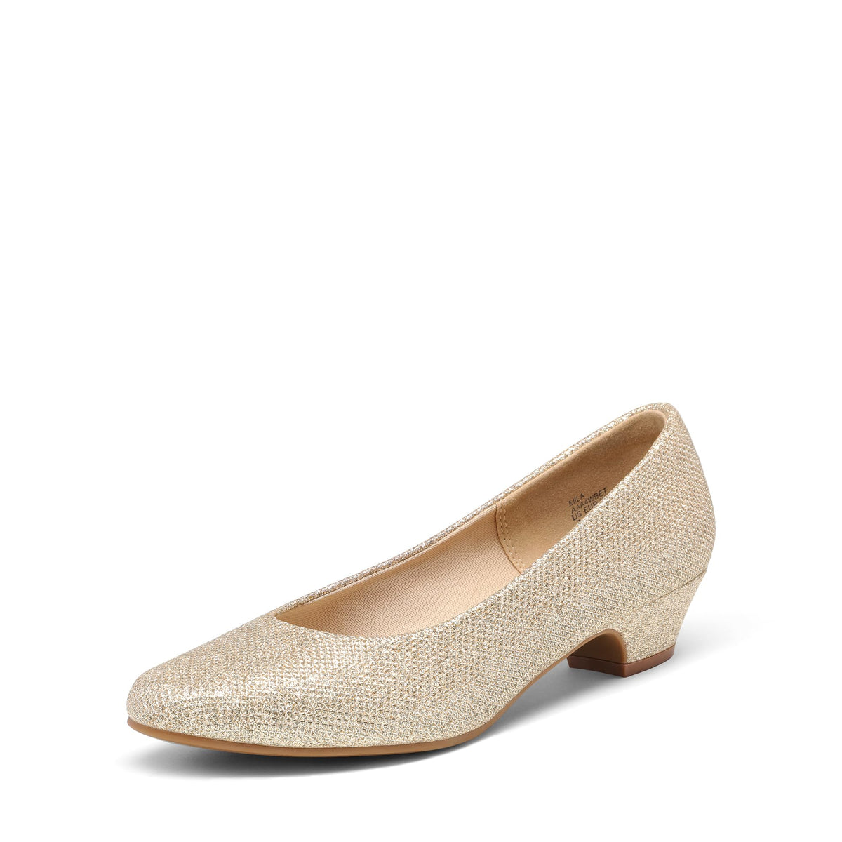 DREAM PAIRS Women's Low Chunky Heel Pump Dress Shoes