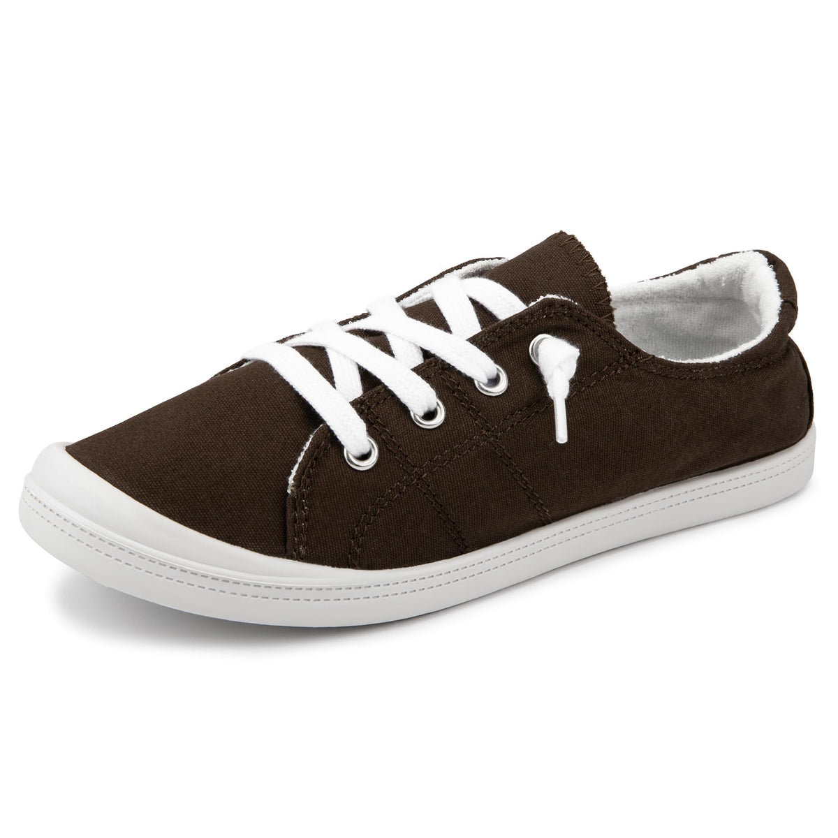 Women's Slip-On Canvas Sneakers, Low Top Walking Shoes