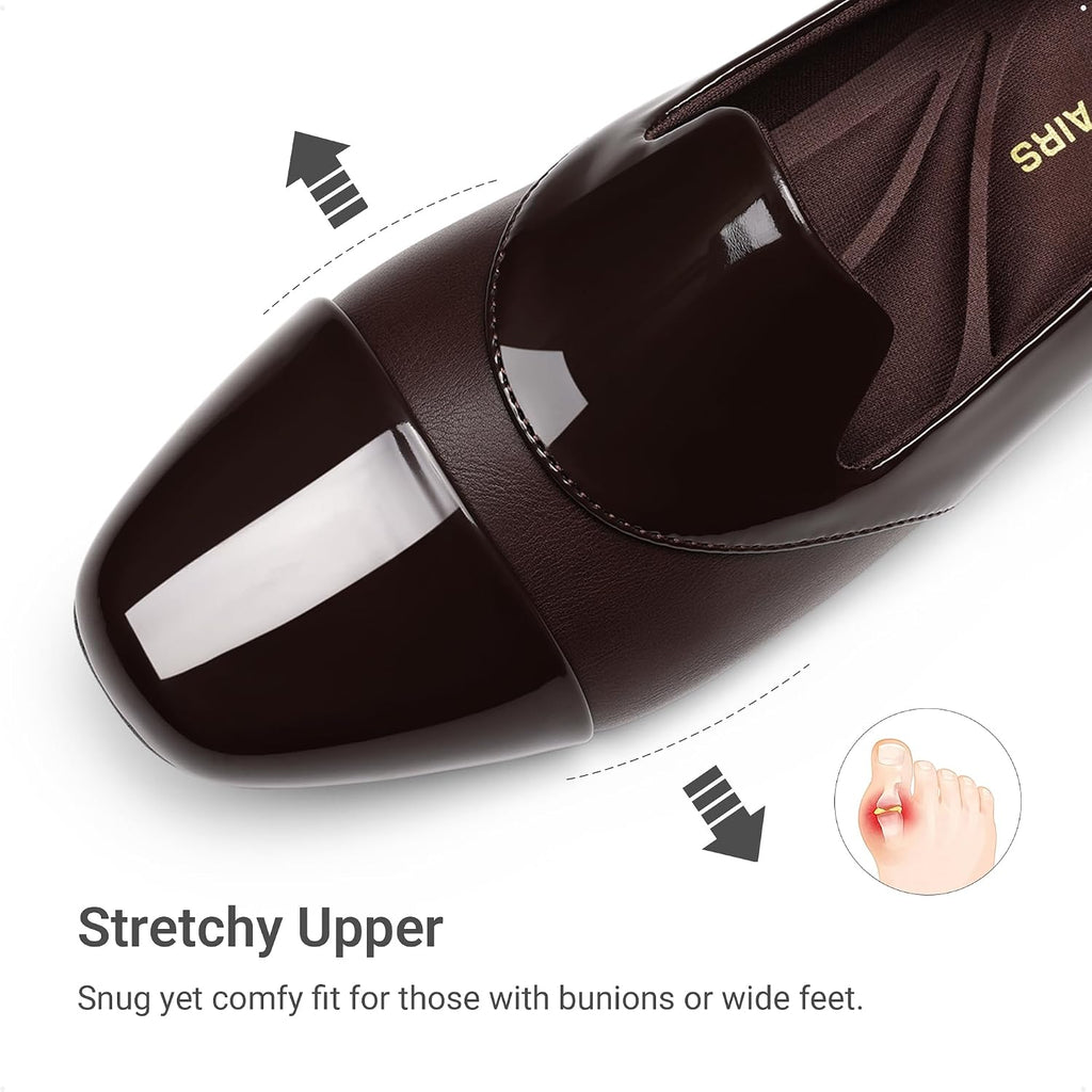 DREAM PAIRS Women's Loafers Orthopedic Work Dress Shoes