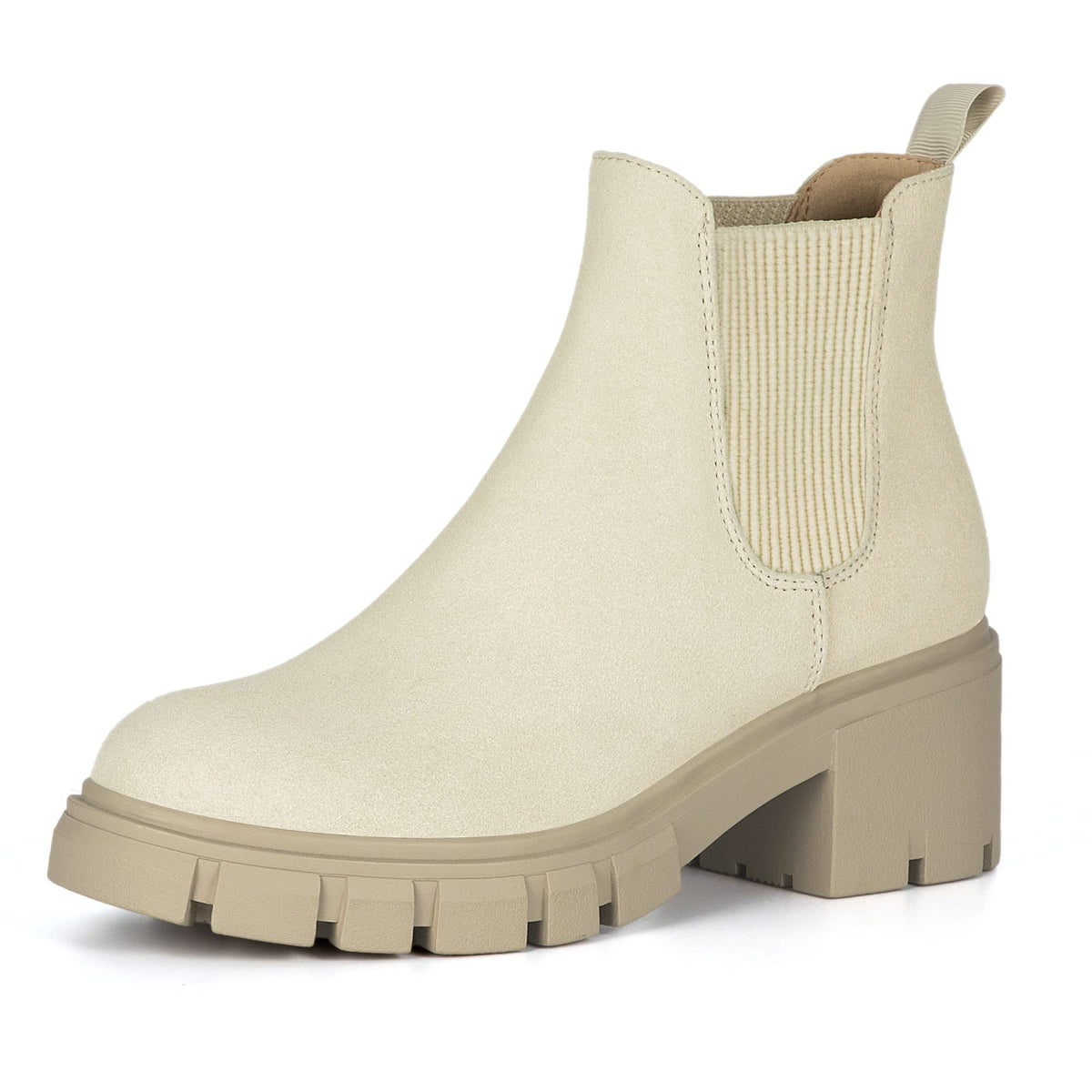 Athlefit Women's Slip on Chelsea Ankle Boots