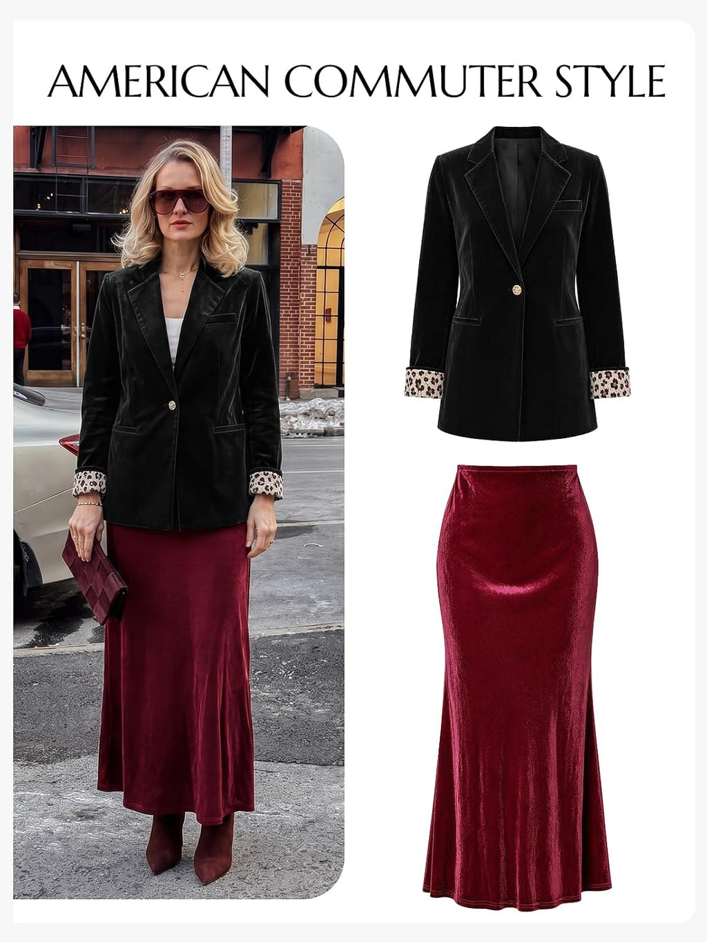 Cicy Bell Womens Velvet Maxi Skirt Fall High Waisted A-Line Long Skirts