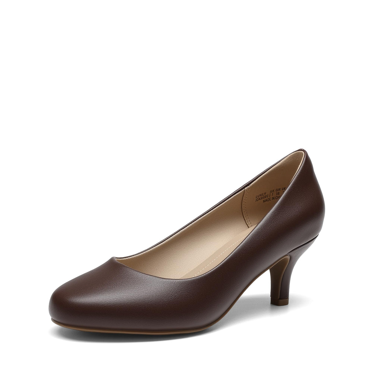 DREAM PAIRS Women's Comfortable Kitten Heels Pumps