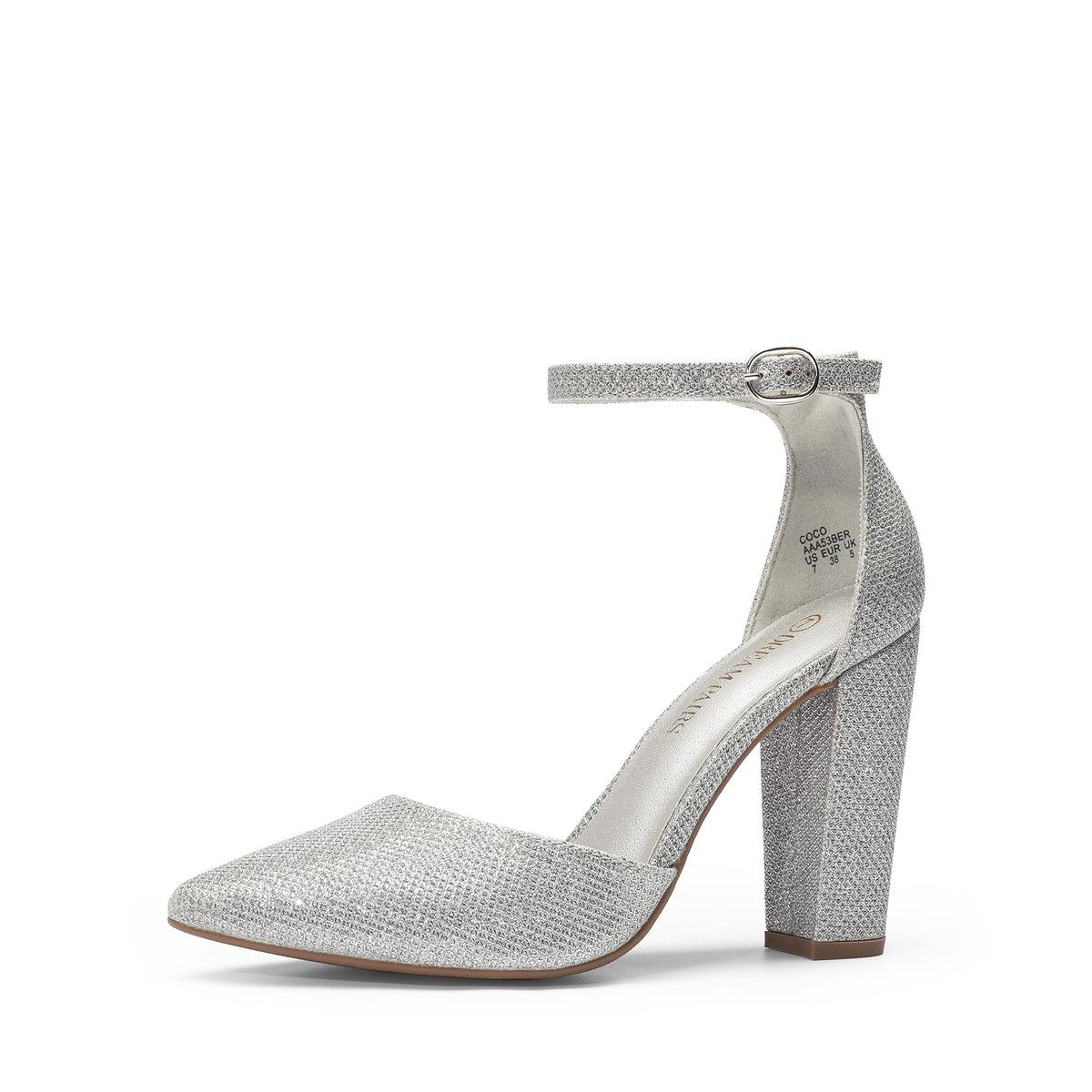 DREAM PAIRS Women's Coco High Heels Chunky Pumps