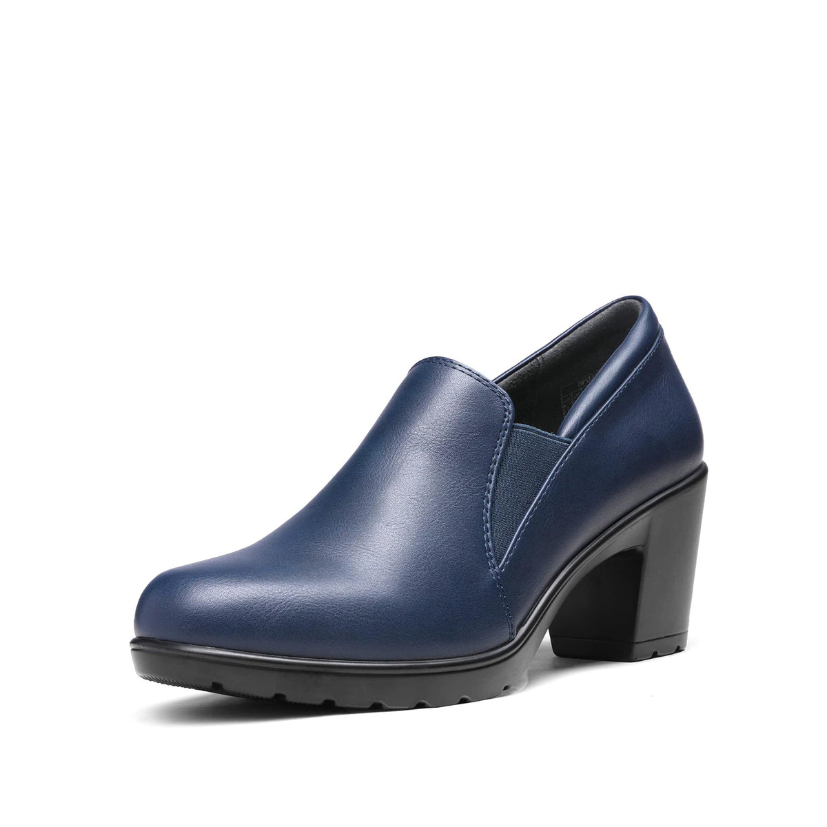 DREAM PAIRS Women's Dress Shoes Block Heel Loafers Pumps