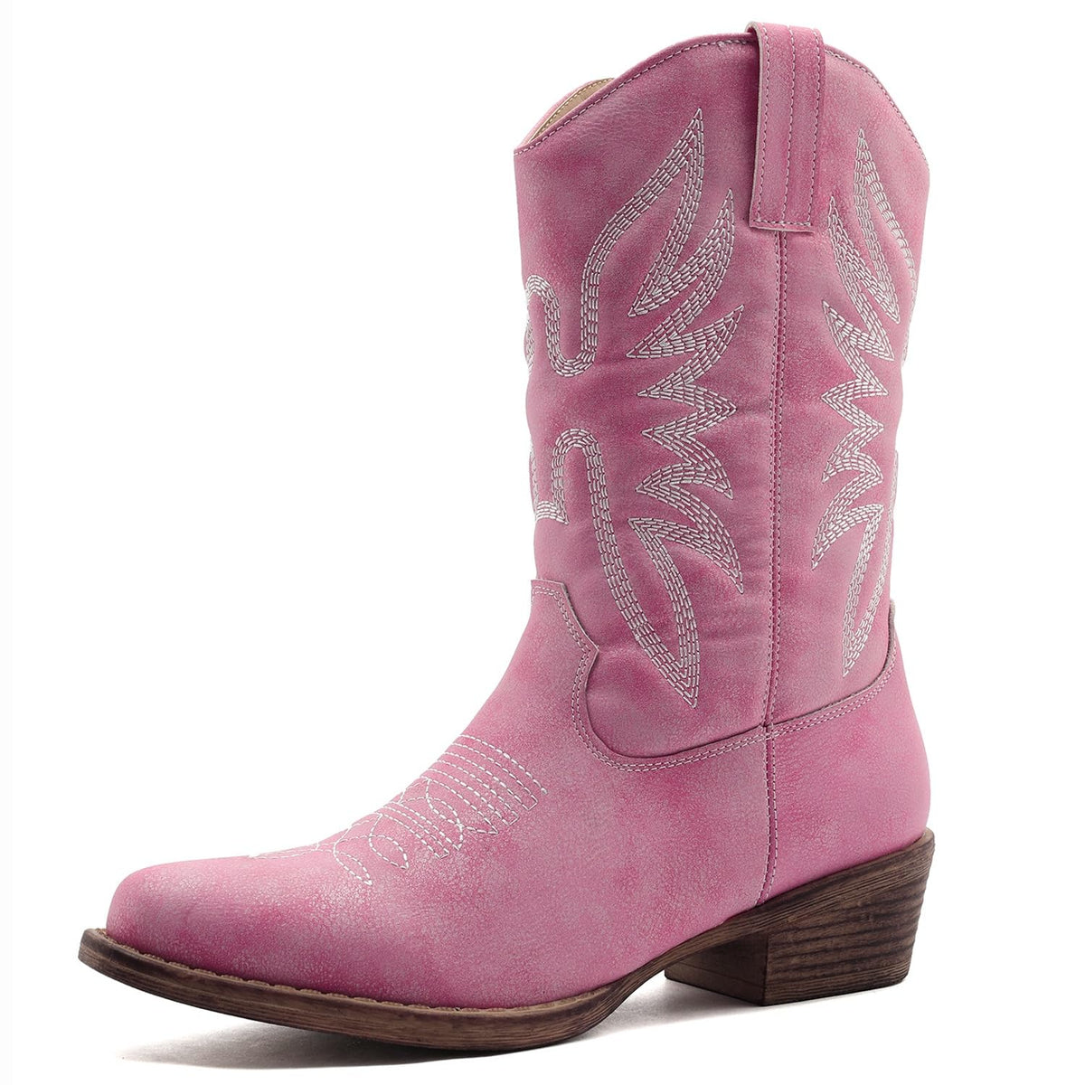 GLOBALWIN Cowboy Boots for Women, Mid-Calf Western Style